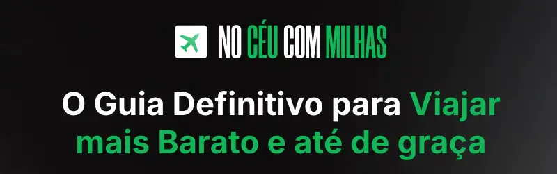 captura de tela do curso No Céu com Milhas