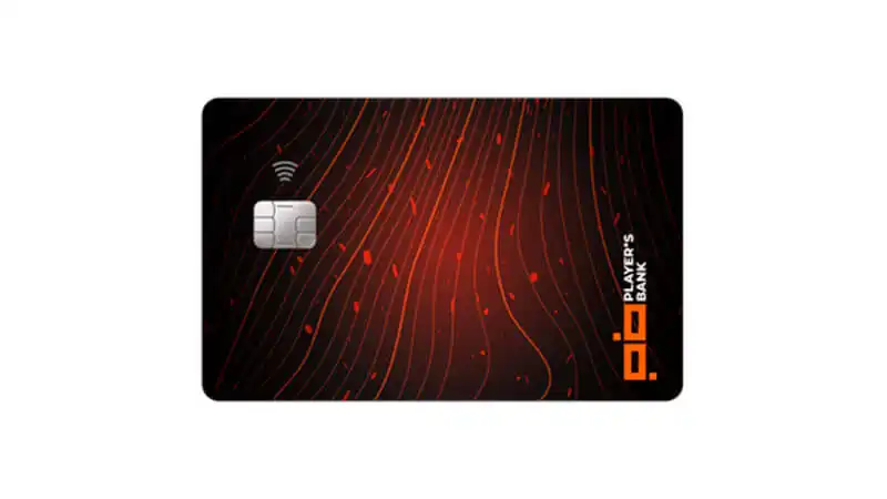 imagem de um cartão de crédito Itaú Players Bank Mastercad Platinum