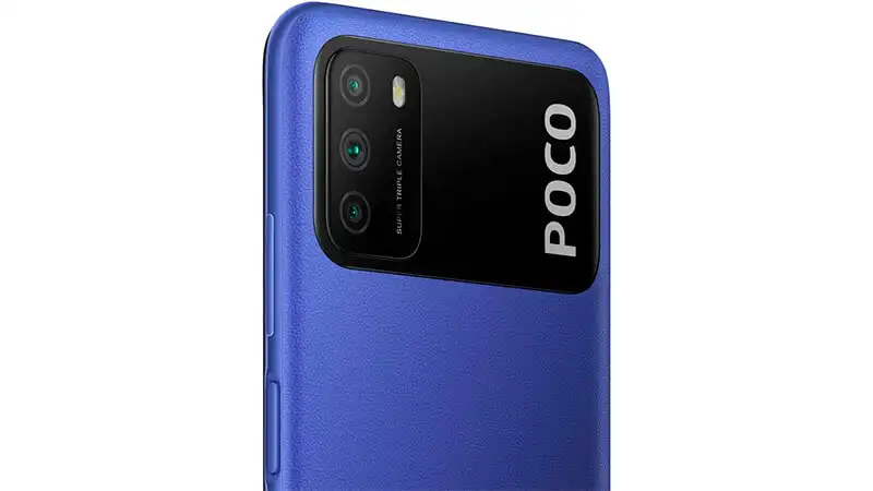 imagem da parte de tras de um celular Xiaomi Poco M3
