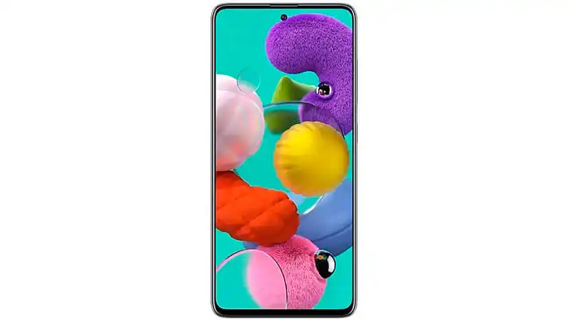 imagem de um celular Samsung Galaxy A51