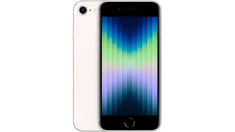 imagem de um celular iPhone SE de 3ª geração