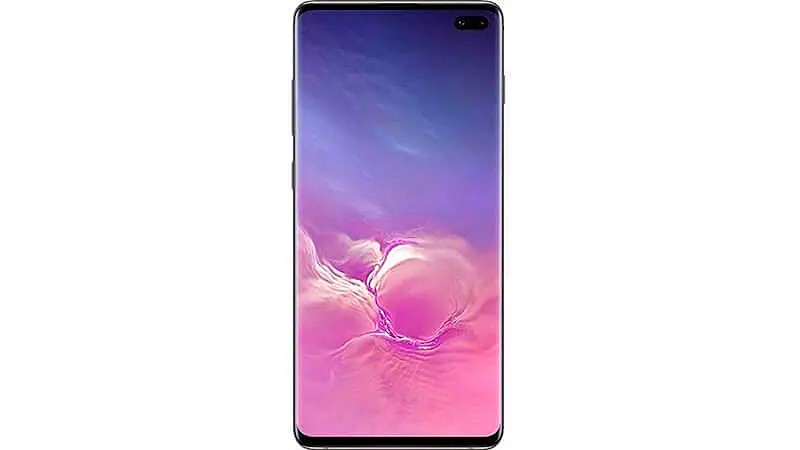 imagem de um celular Samsung Galaxy S10+