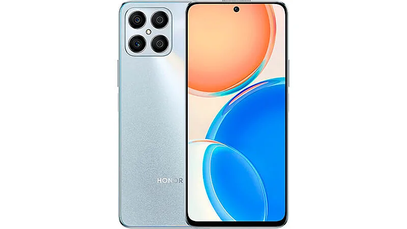 imagem que mostra a parte de frente e de trás de um Huawei Honor X8