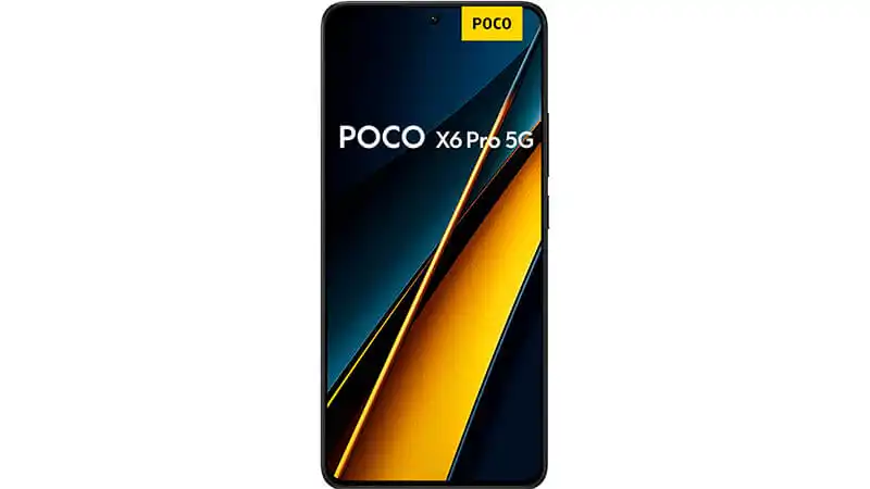 Xiaomi Poco X6 Pro foto que mostra um Xiaomi Poco X6 Pro de frente