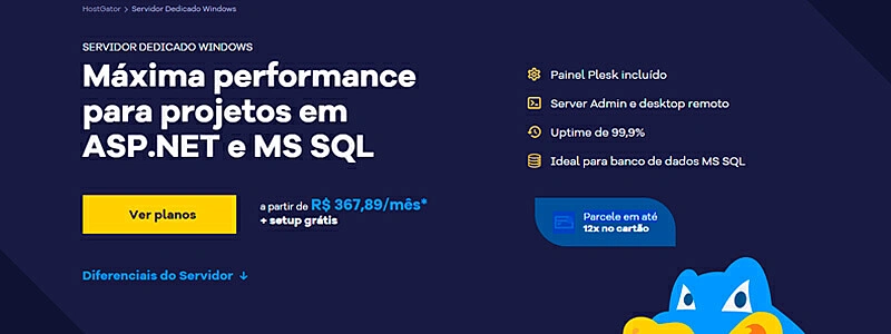 banner do site de servidor dedicado hostgator