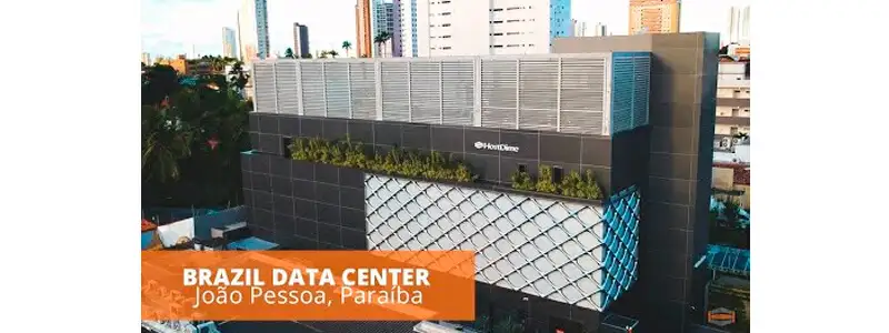 foto da fachada do data center de servidor dedicado em joão pessoa da hostdime