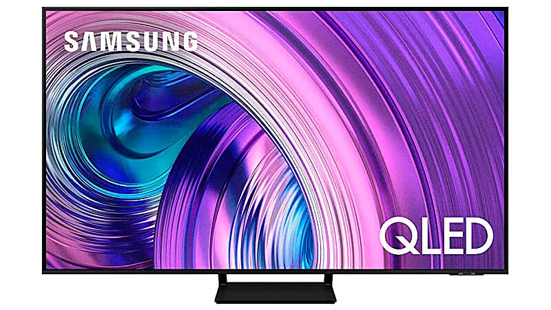 imagem de uma Smart TV Samsung QLED de 55 polegadas