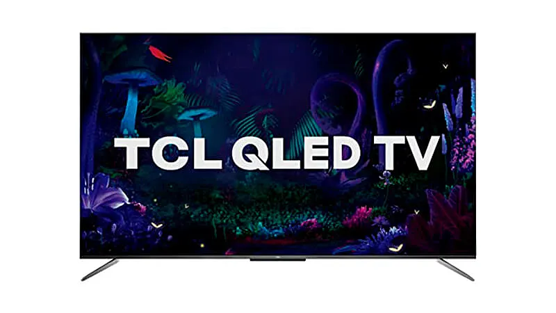 imagem de uma Smart TV TCL QLED de 65 polegadas
