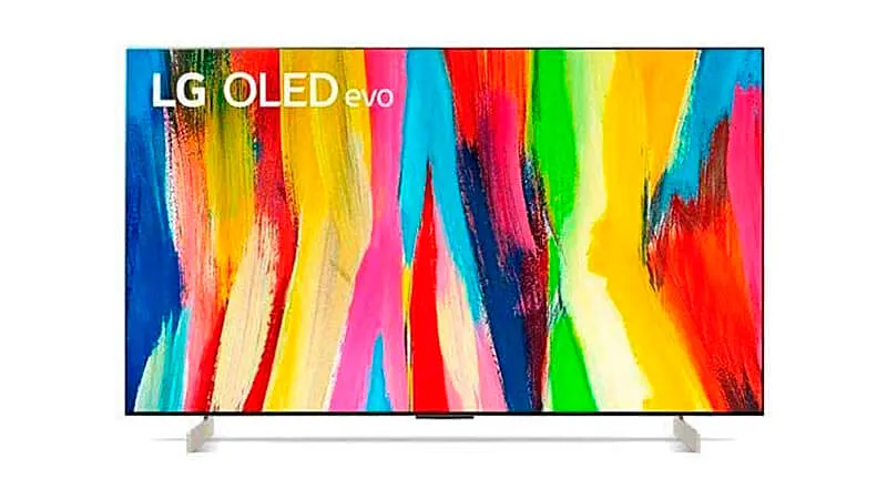 imagem de uma Smart TV LG OLED de 42 polegadas