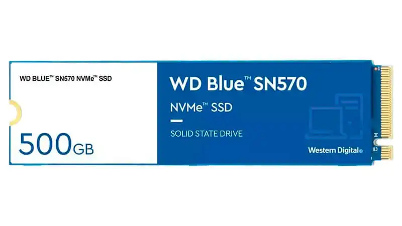 imagem de um SSD WD Blue da Western Digital