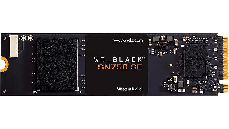 imagem de um SSD NVMe da WD Black