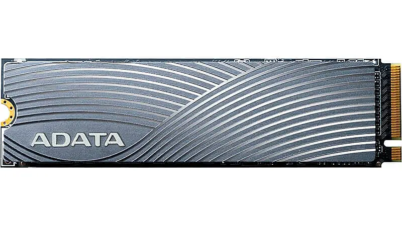 imagem de um SSD NVMe da Adata com dissipador de metal