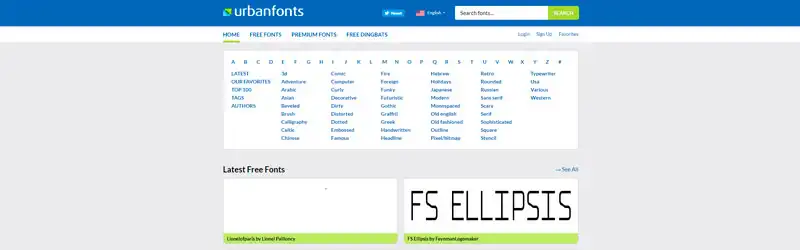 Urban Fonts
