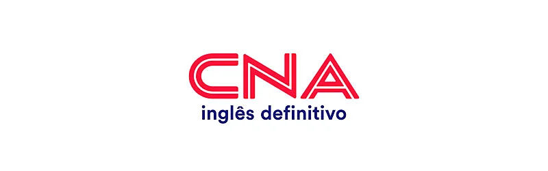 Logo da franquia CNA com o slogan "inglês definitivo"