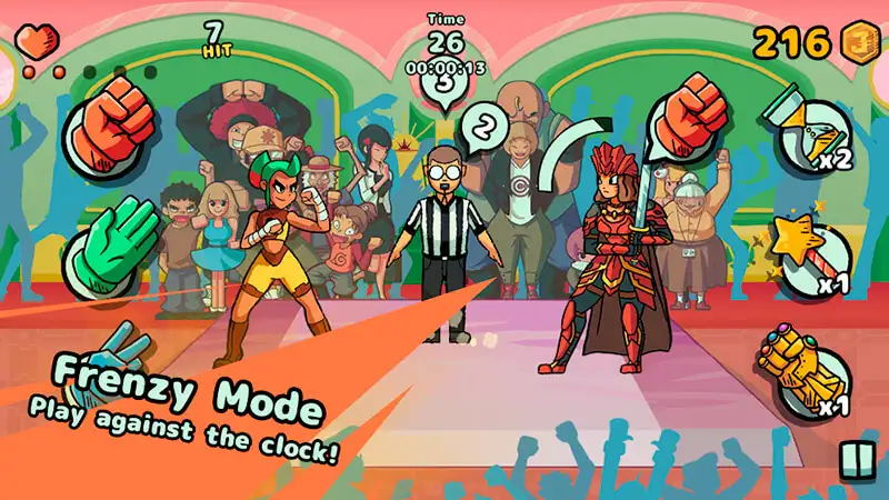 imagem de uma partida do jogo JanKenUP!