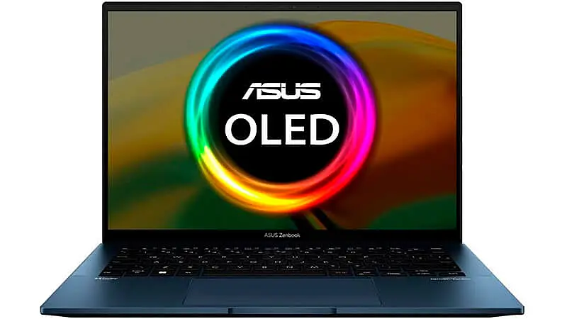 foto do Asus Zenbook X3402ZA na cor azul