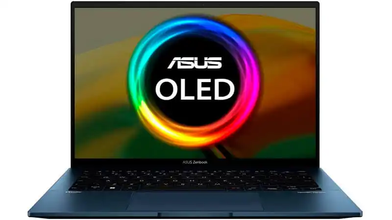 foto do Asus Zenbook X3402ZA na cor azul