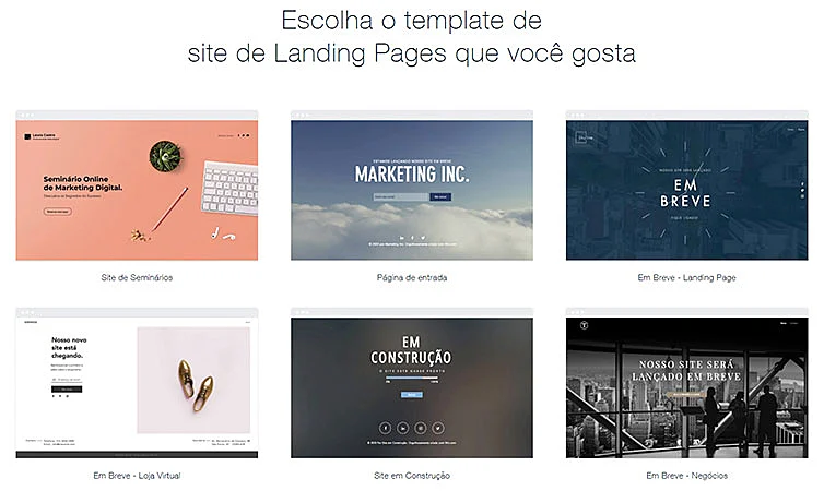 Criar Landing Page com a Wix