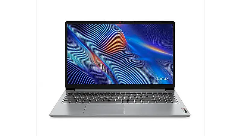 imagem de um notebook Lenovo IdeaPad na cor cinza