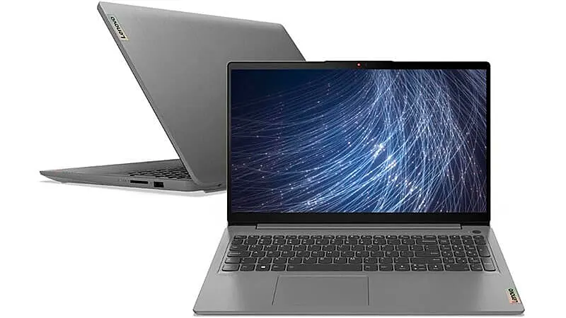 foto de um notebook Ultrafino IdeaPad 3 da Lenovo 