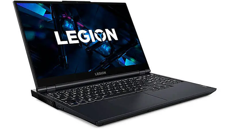 foto de dois notebooks Lenovo Gaming 3i na cor preta com teclado iluminado em LED branco