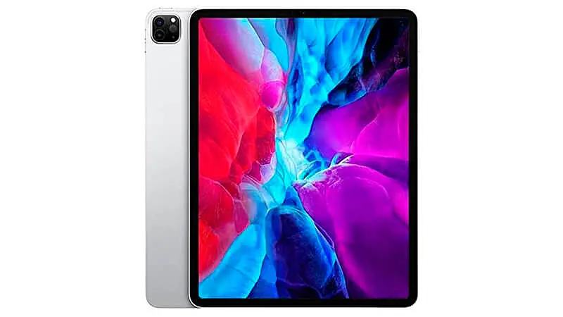 imagem que mostra  um iPad Pro da Apple de frente e de verso