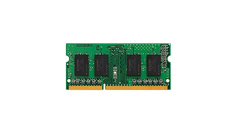 imagem de um pente de memória RAM de notebook da Kingston