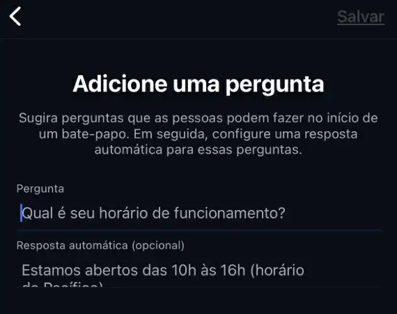 captura de tela do Instagram