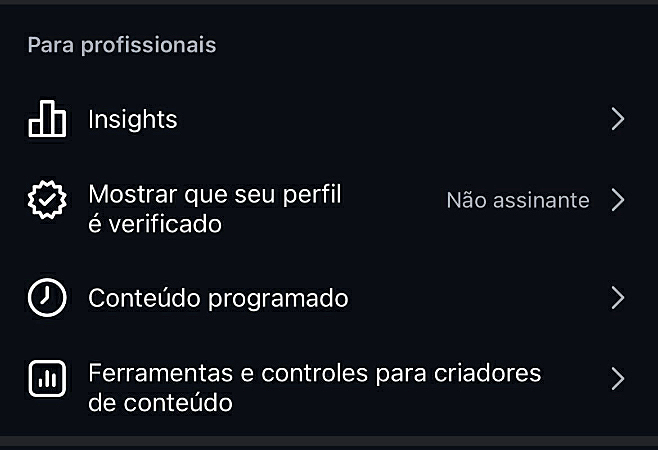 captura de tela do Instagram