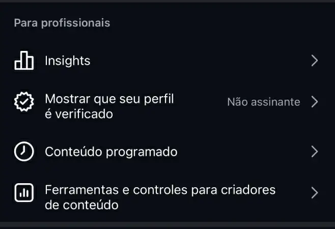 captura de tela do Instagram