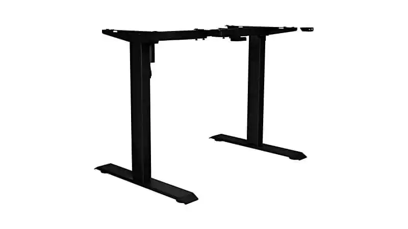 foto de uma mesa elétrica com regulagem de altura na cor preta da Elements