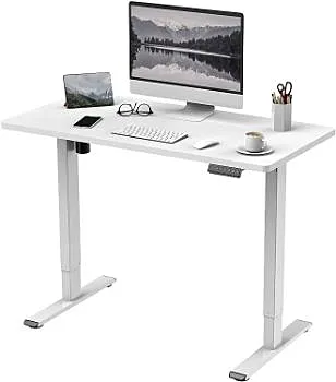 Mesa de escritorio blanca de pie Flexispot EF1