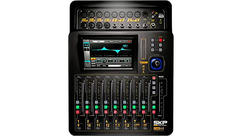 imagem de uma mesa de som digital SKP vista de cima