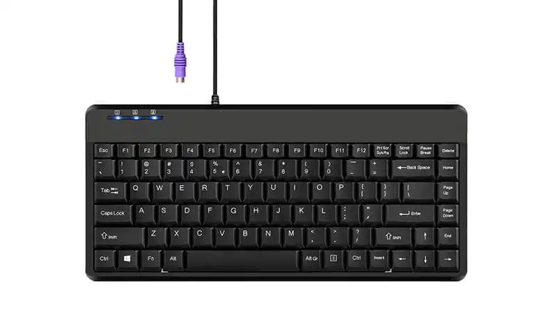 Mini Teclado Perixx 409P imagem de um mini teclado Perixx 409P na cor preta