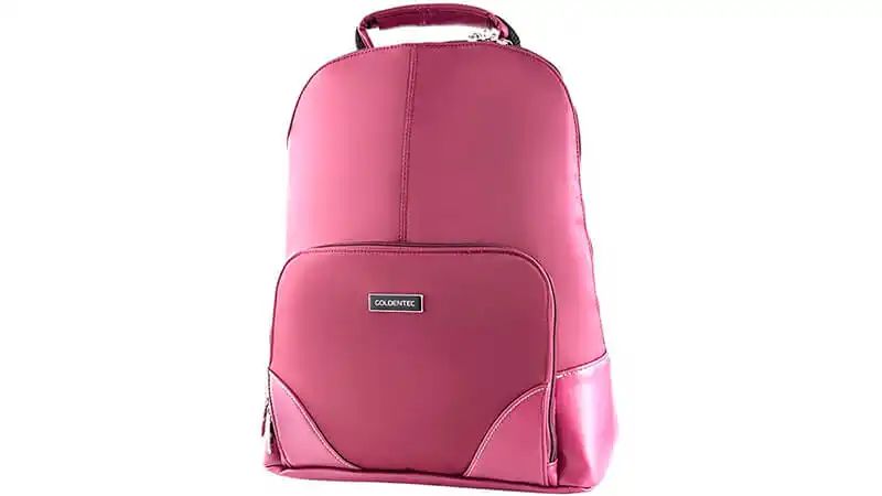 Mochila para Notebook Goldentec imagem de uma mochila para Notebook Goldentec na cor rosa