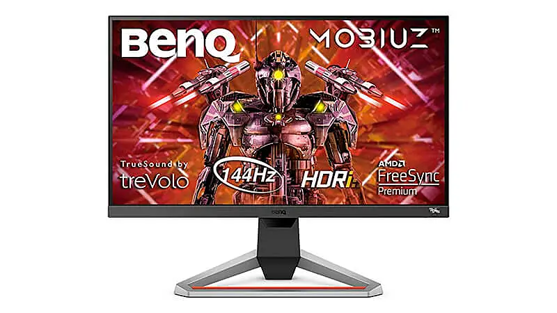 imagem de um monitor 144hz de 24.5 polegadas BenQ Mobiuz