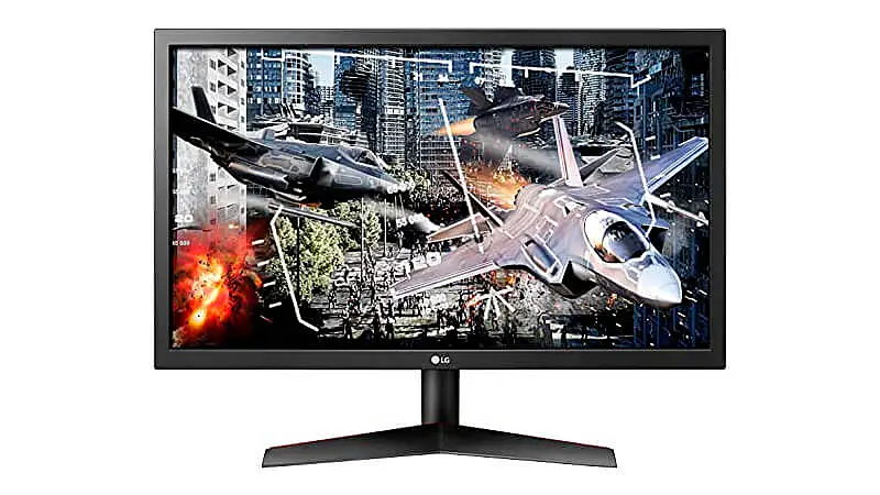 imagem de um monitor 144hz de 24 polegadas LG