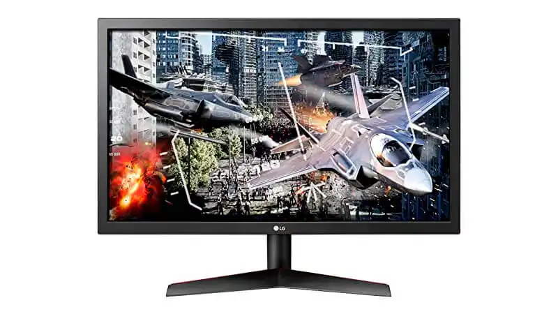 imagem de um monitor 144hz de 24 polegadas LG