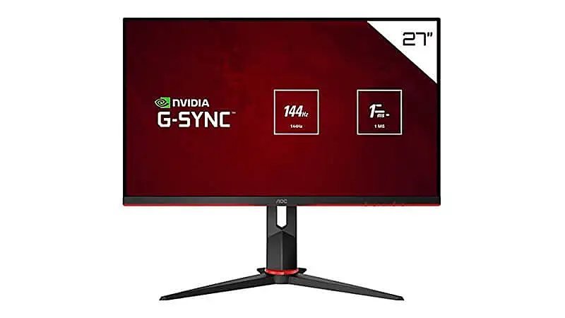 imagem de um monitor 144hz de 27 polegadas AOC Hero