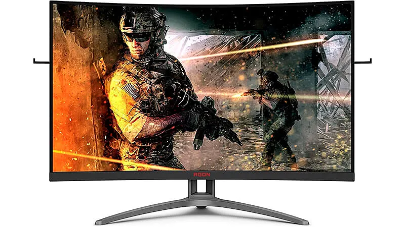 imagem de um monitor curvo de 32 polegadas da AOC