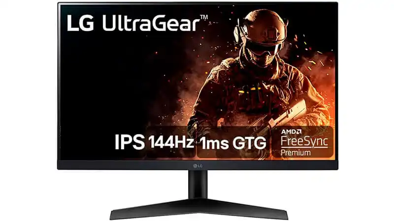 Monitor para PC LG foto de um monitor LG de 24 polegadas