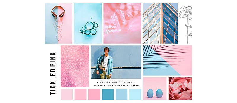 Moodboard tonos pastel