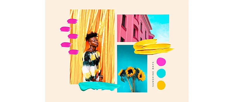 Moodboard colores vibrantes