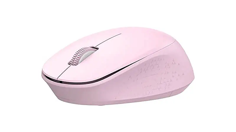 imagem de um mouse sem fio PCYes Mover na cor rosa
