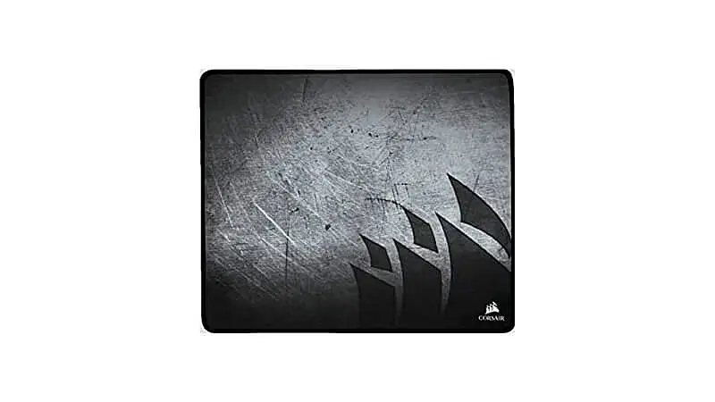 imagem de um mouse pad Corsair com estampa cinza