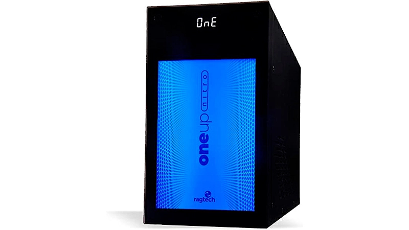imagem de um nobreak Nitro de 1400VA da One Up com iluminação RGB