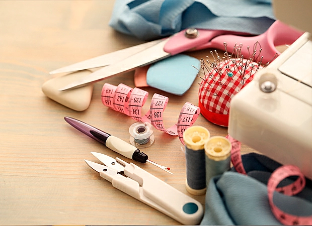 Foto de um atelier de costura