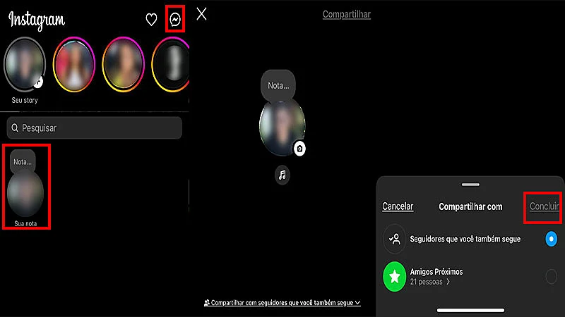 Captura de tela do Instagram