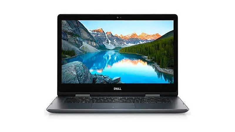 imagem de um notebook Dell Inspiron com design 2 em 1