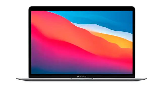 foto de um notebook apple Macbook Air 13.3 polegadas